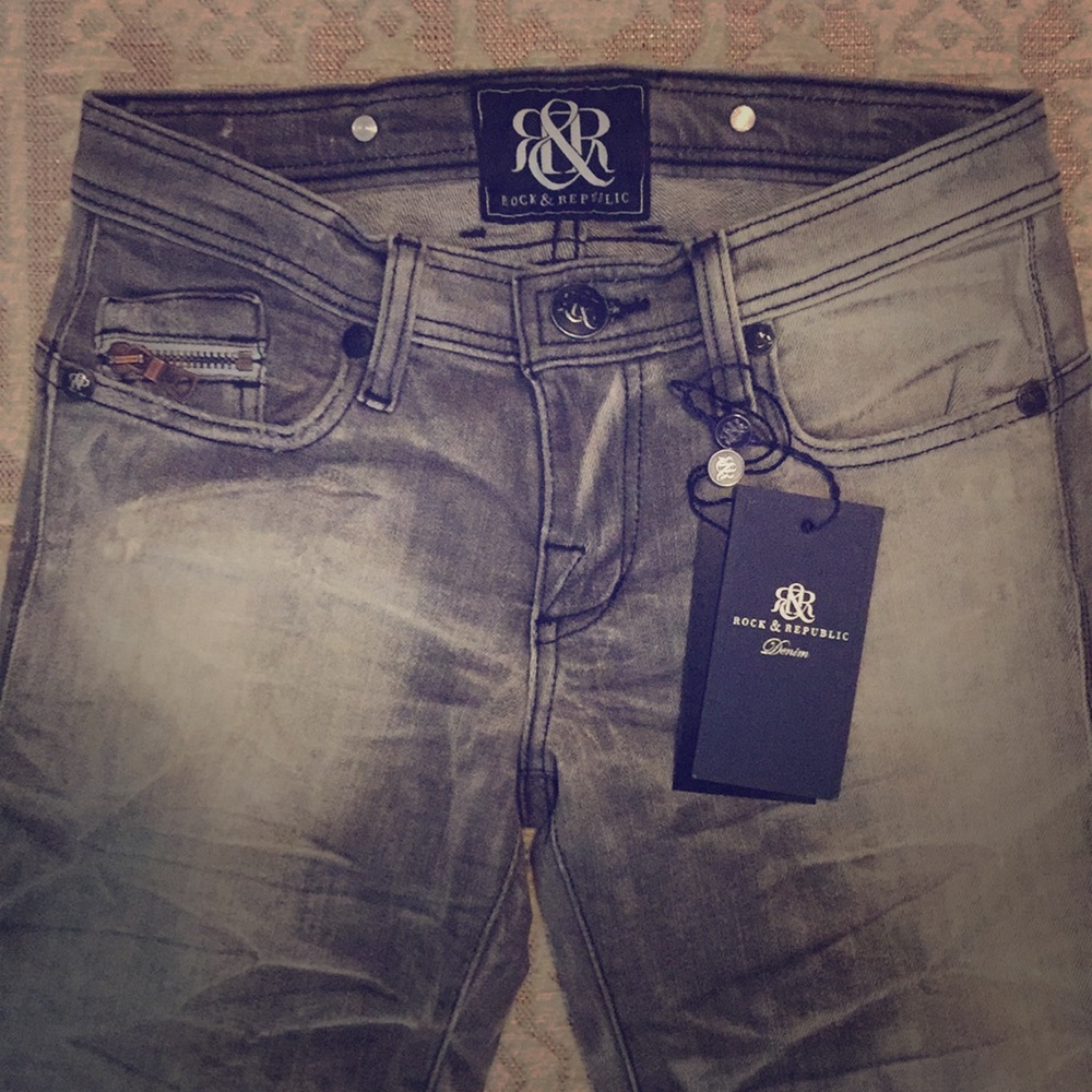 NWT 💋 Rock & Republic skinny jeans size 25